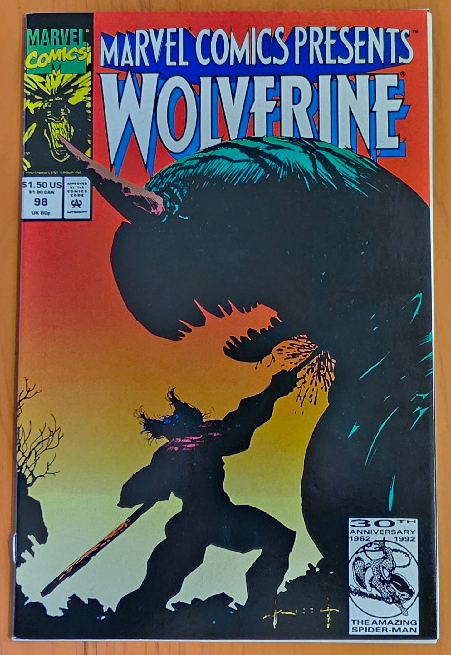 MARVEL COMICS PRESENTS #98 1992 SAM KIETH [J03] Marvel Comics Presents MARVEL COMICS