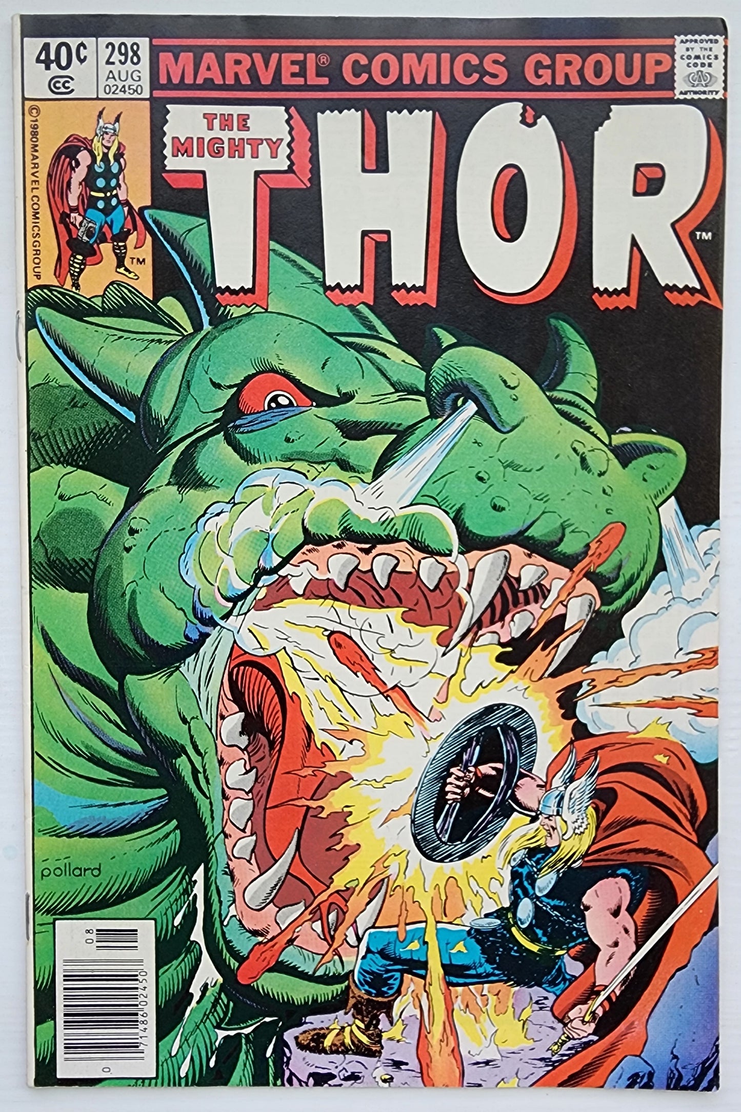 THOR #298 NEWSSTAND 1980 Thor MARVEL COMICS