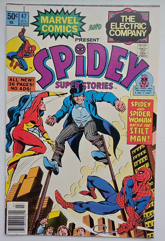 Spidey Super Stories #47 1980 Newsstand Amazing Spider-Man MARVEL COMICS