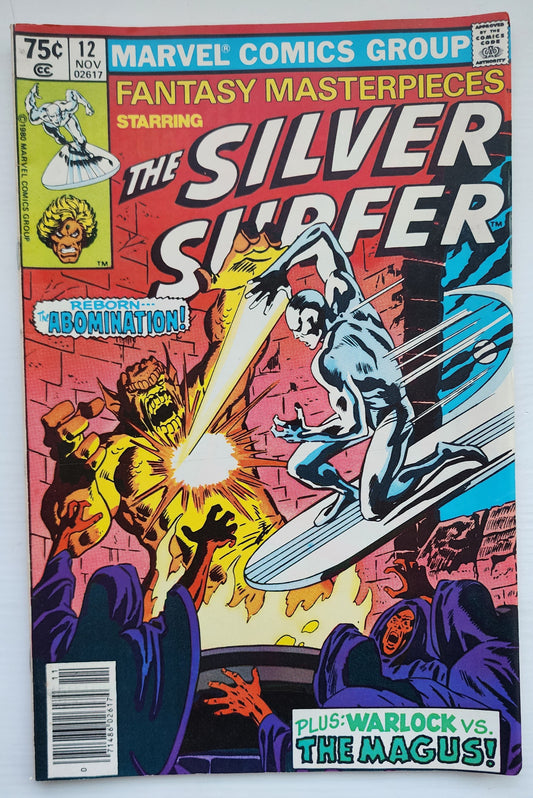 FANTASY MASTERPIECES #12 SILVER SURFER NEWSSTAND 1980 Fantasy Masterpieces MARVEL COMICS