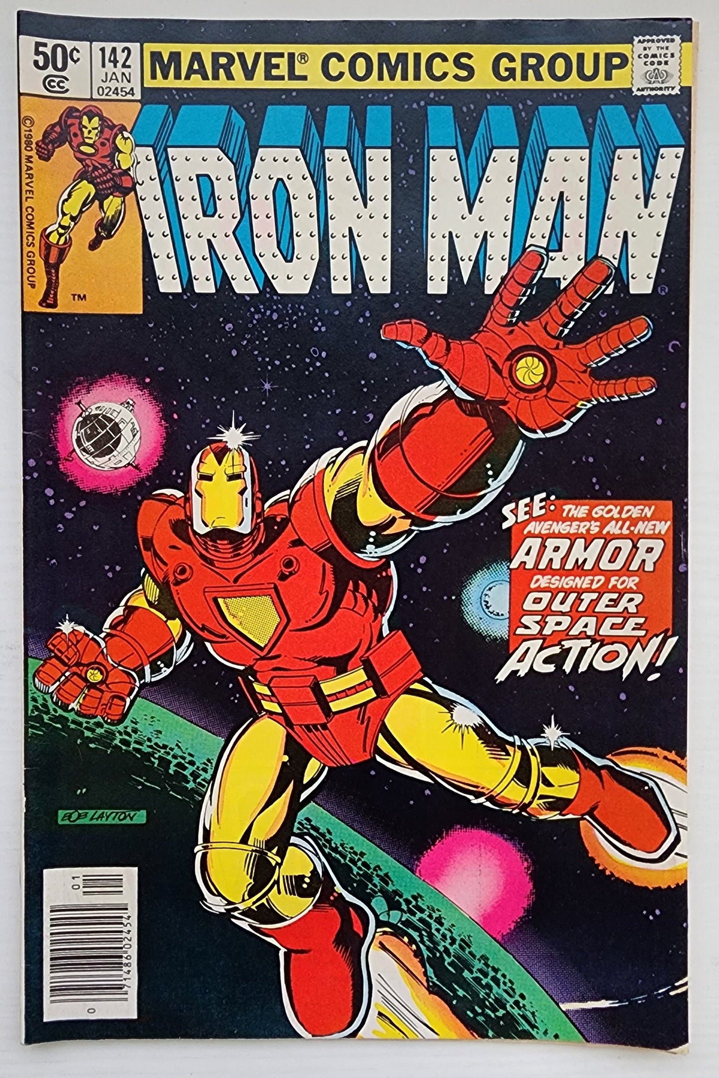 IRON MAN #142 NEWSSTAND 1980 Iron Man MARVEL COMICS