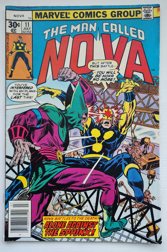 NOVA #11 NEWSSTAND 1977 Nova MARVEL COMICS