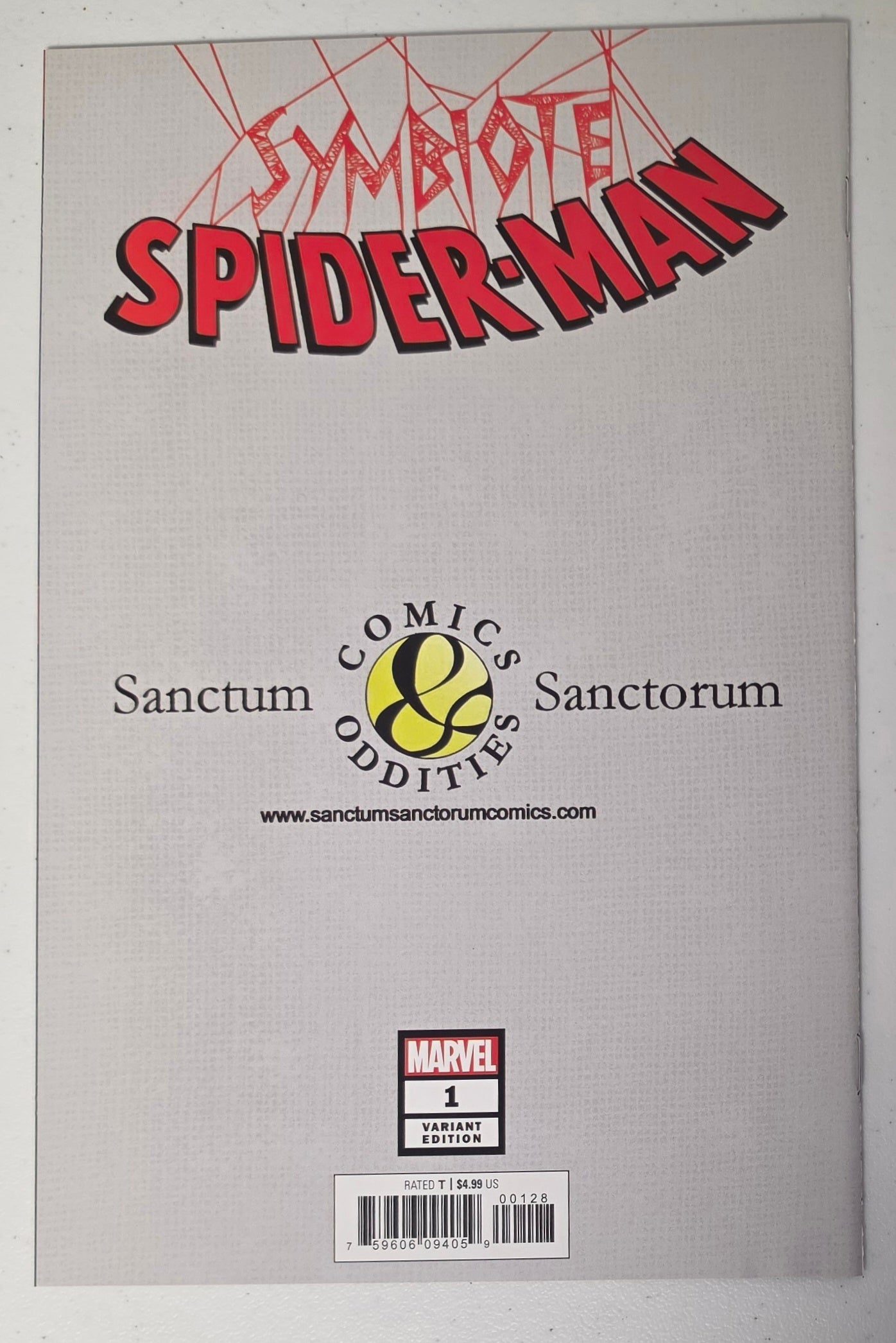 SYMBIOTE SPIDER-MAN #1 VARIANT SIGNED BY DAVID NAKAYAMA 2019