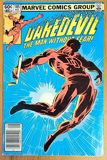 DAREDEVIL #185 1982 [J02] NEWSSTAND Daredevil MARVEL COMICS