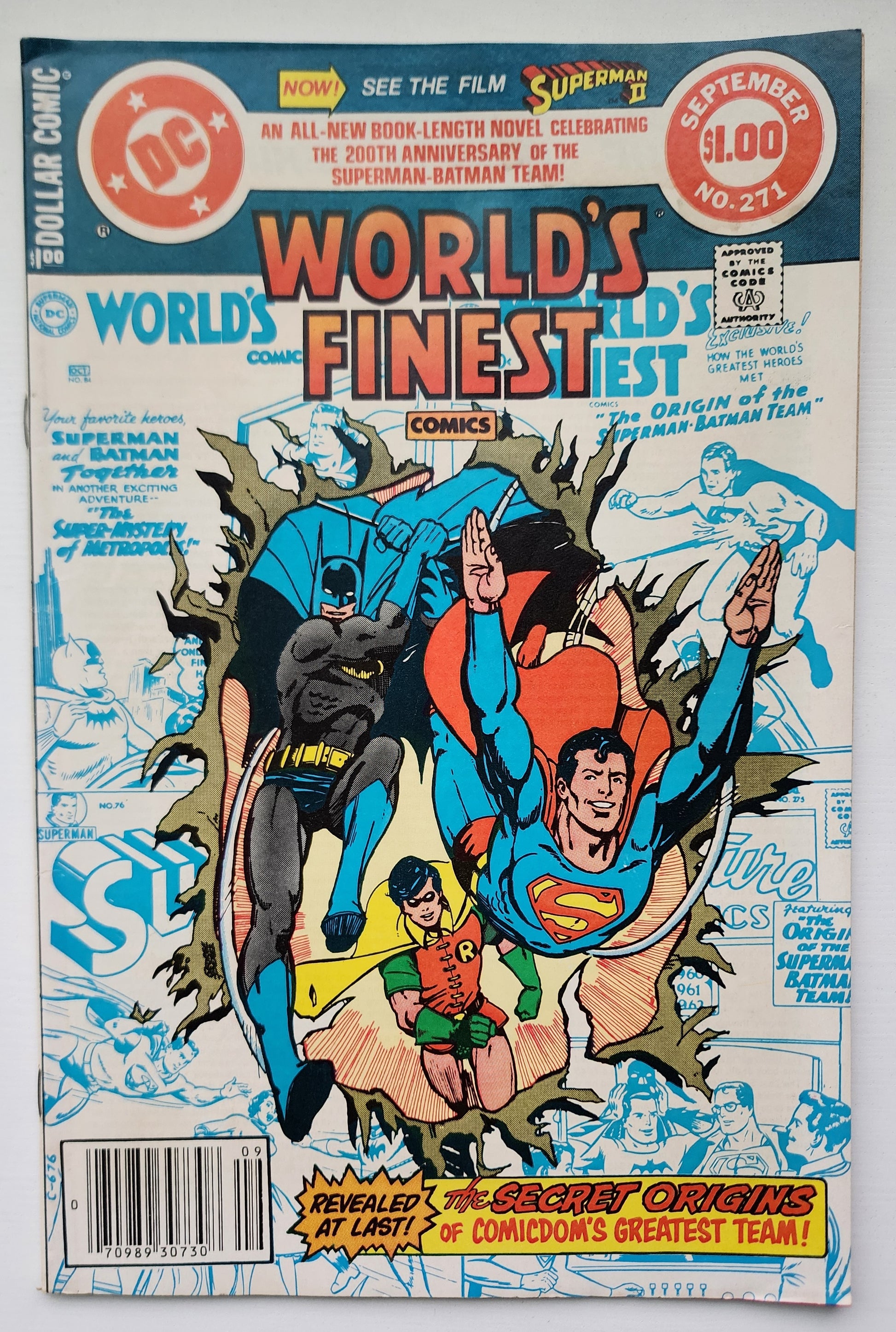 WORLDS FINEST #271 1981 NEWSSTAND Worlds Finest DC Comics