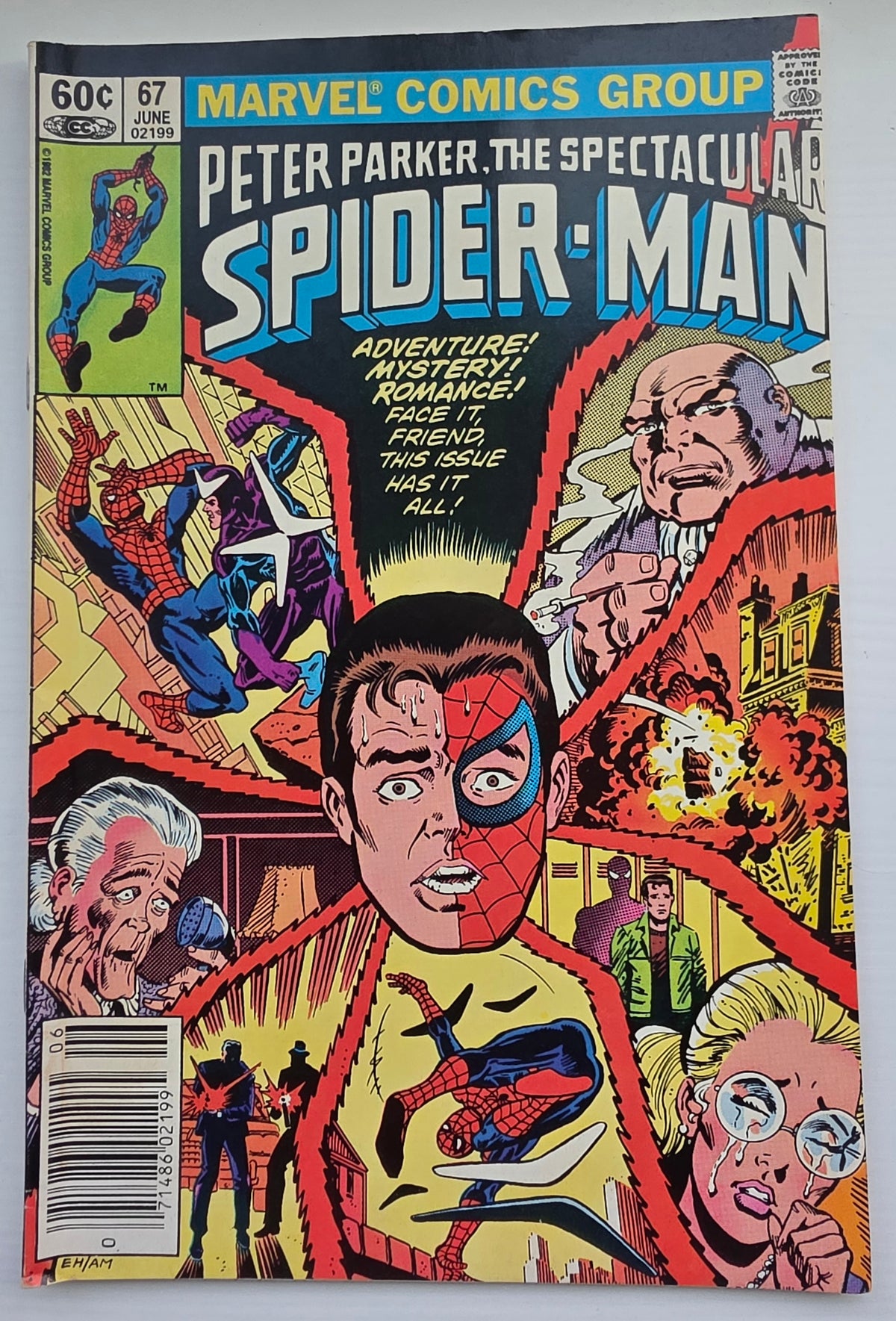 PETER PARKER SPECTACULAR SPIDER-MAN #67 1982 NEWSSTAND Spider-Man MARVEL COMICS