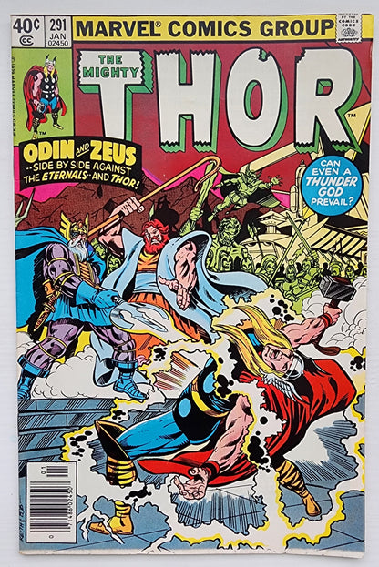 THOR #291 NEWSSTAND 1980 Thor MARVEL COMICS