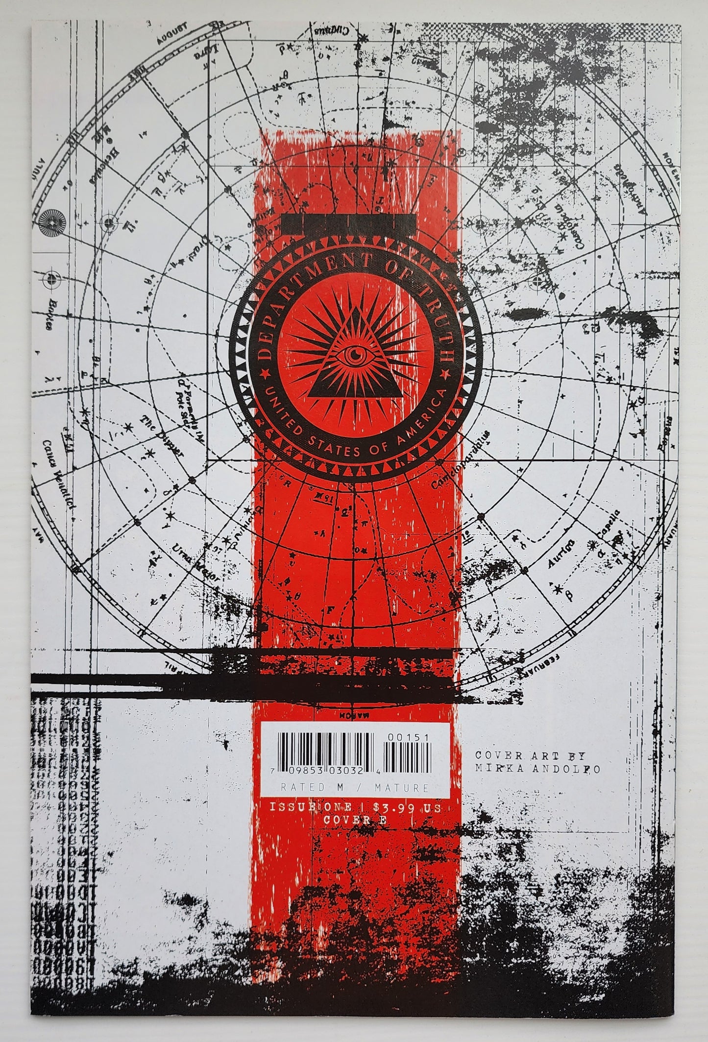 DEPARTMENT OF TRUTH #1 MIRKA ANDOLFO 1:50 VARIANT 2020 [P01] Department of Truth IMAGE COMICS