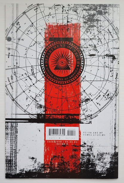 DEPARTMENT OF TRUTH #1 MIRKA ANDOLFO 1:50 VARIANT 2020 [P01] Department of Truth IMAGE COMICS