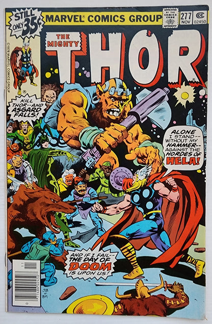 THOR #277 NEWSSTAND 1978 Thor MARVEL COMICS