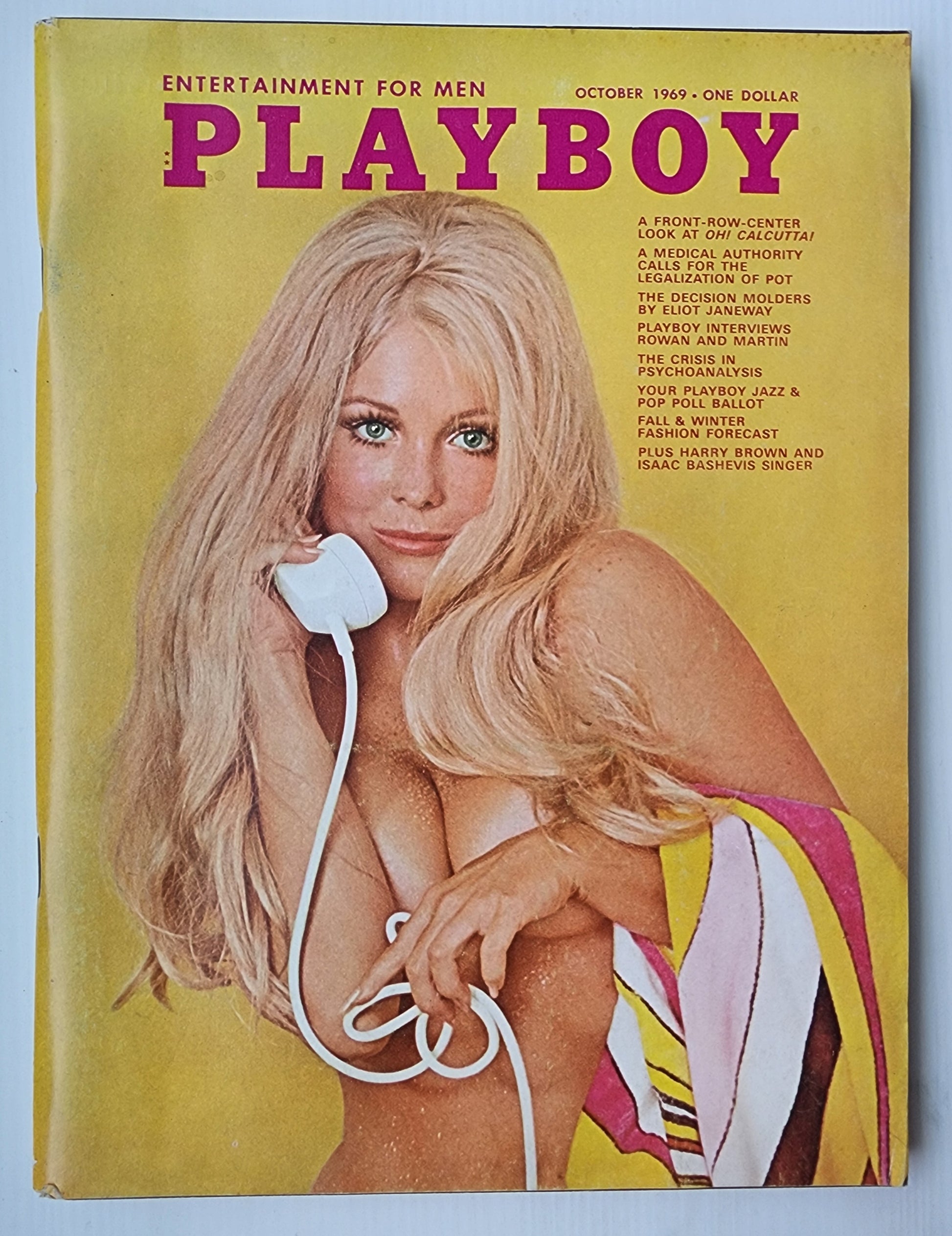 PLAYBOY MAGAZINE OCTOBER 1969 Playboy PLAYBOY