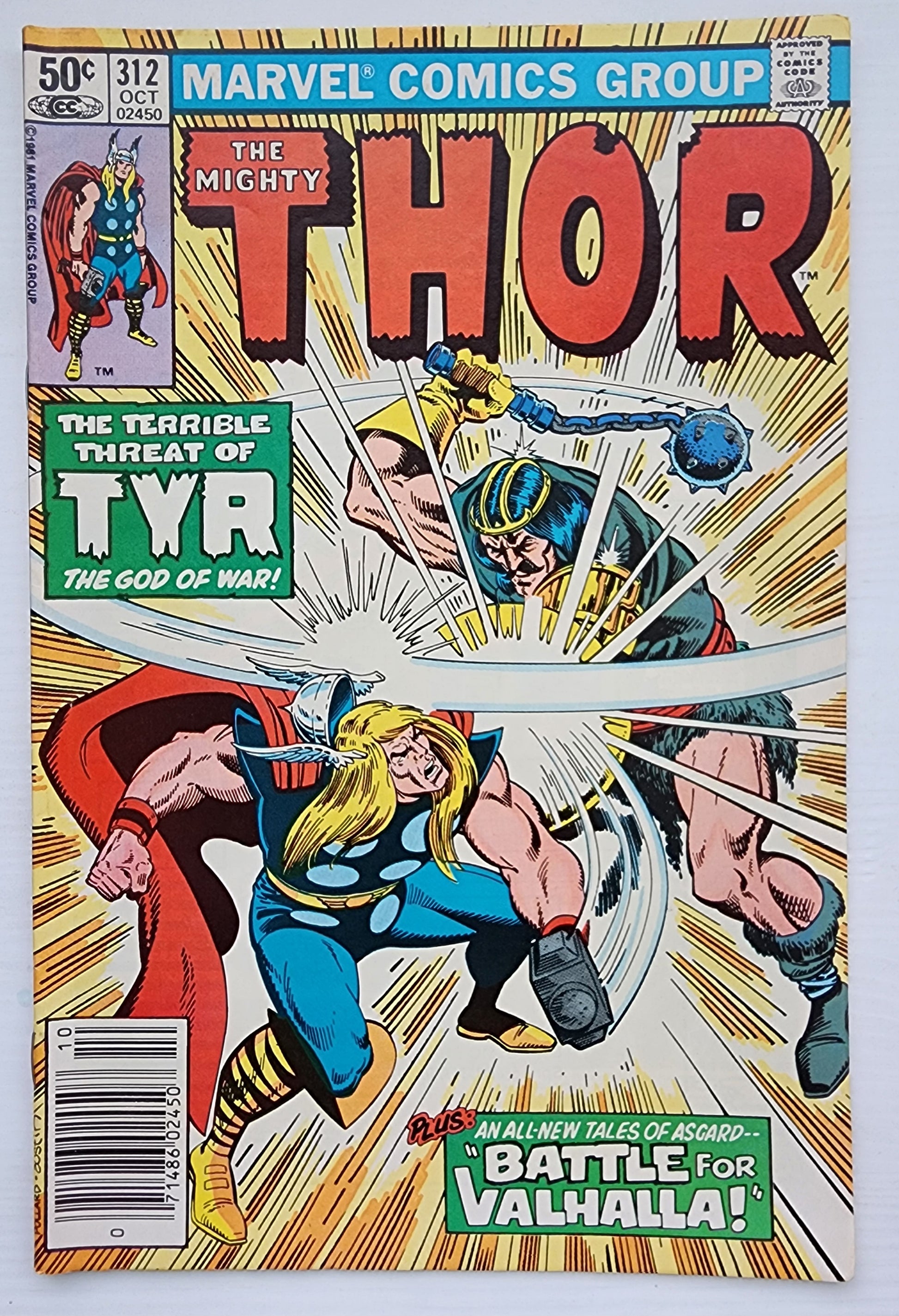THOR #312 NEWSSTAND 1981 Thor MARVEL COMICS