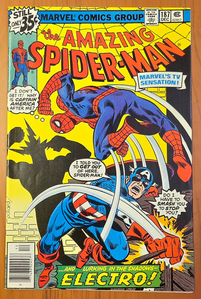 AMAZING SPIDER-MAN #187 1978 Amazing Spider-Man MARVEL COMICS