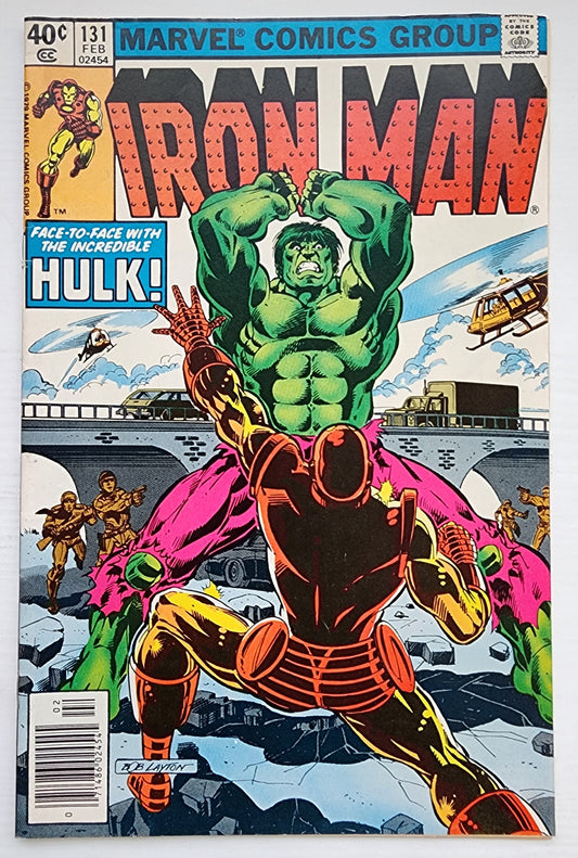 IRON MAN #131 NEWSSTAND 1980 Iron Man MARVEL COMICS
