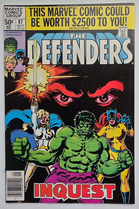 DEFENDERS #87 1980 NEWSSTAND Defenders MARVEL COMICS