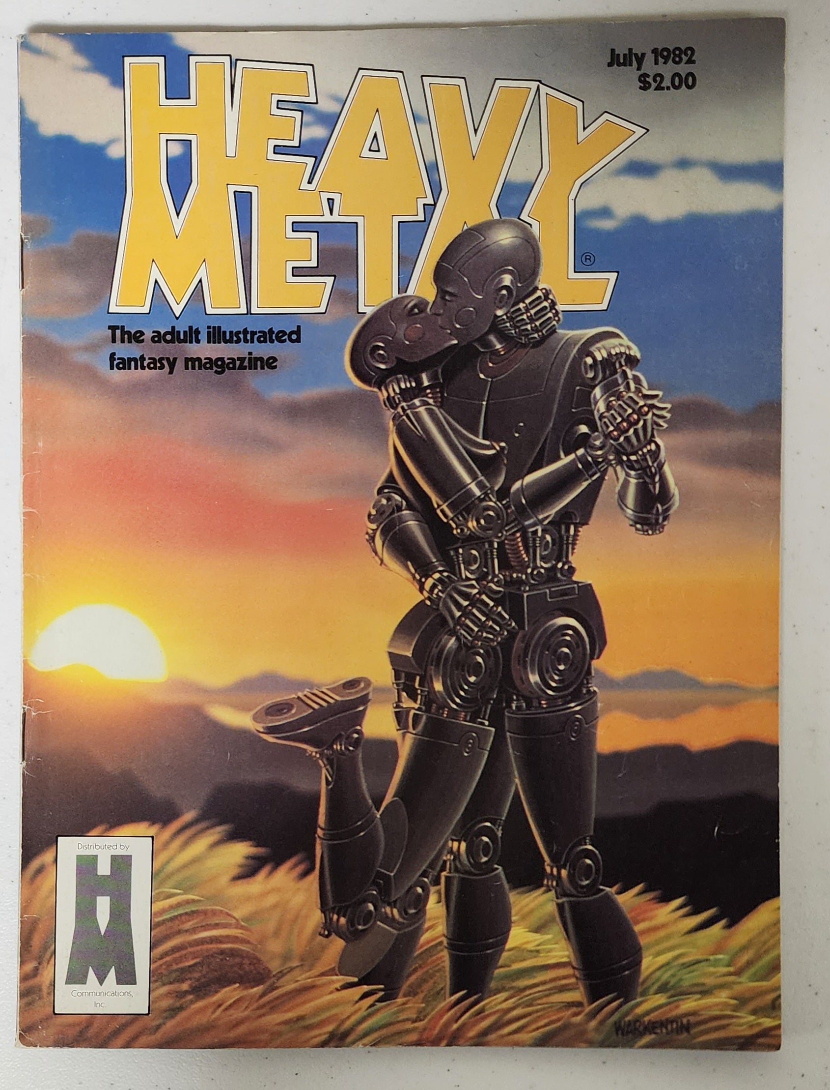HEAVY METAL MAGAZINE Vol 6 #4 JULY 1982 HEAVY METAL MAGAZINE