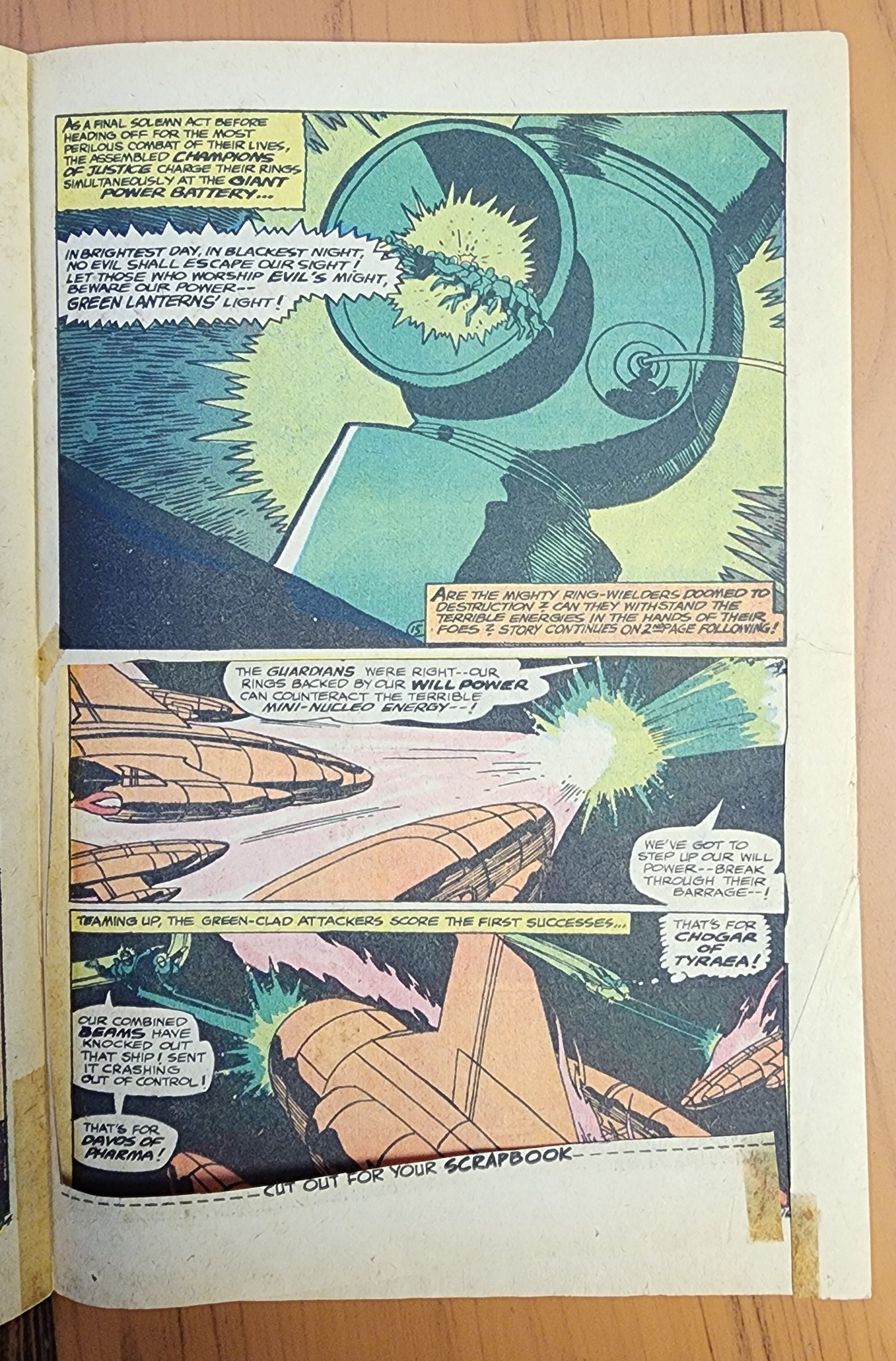 GREEN LANTERN #55 1967 (INCOMPLETE MISSING BOTTOM PANEL PG 19) Green Lantern DC COMICS