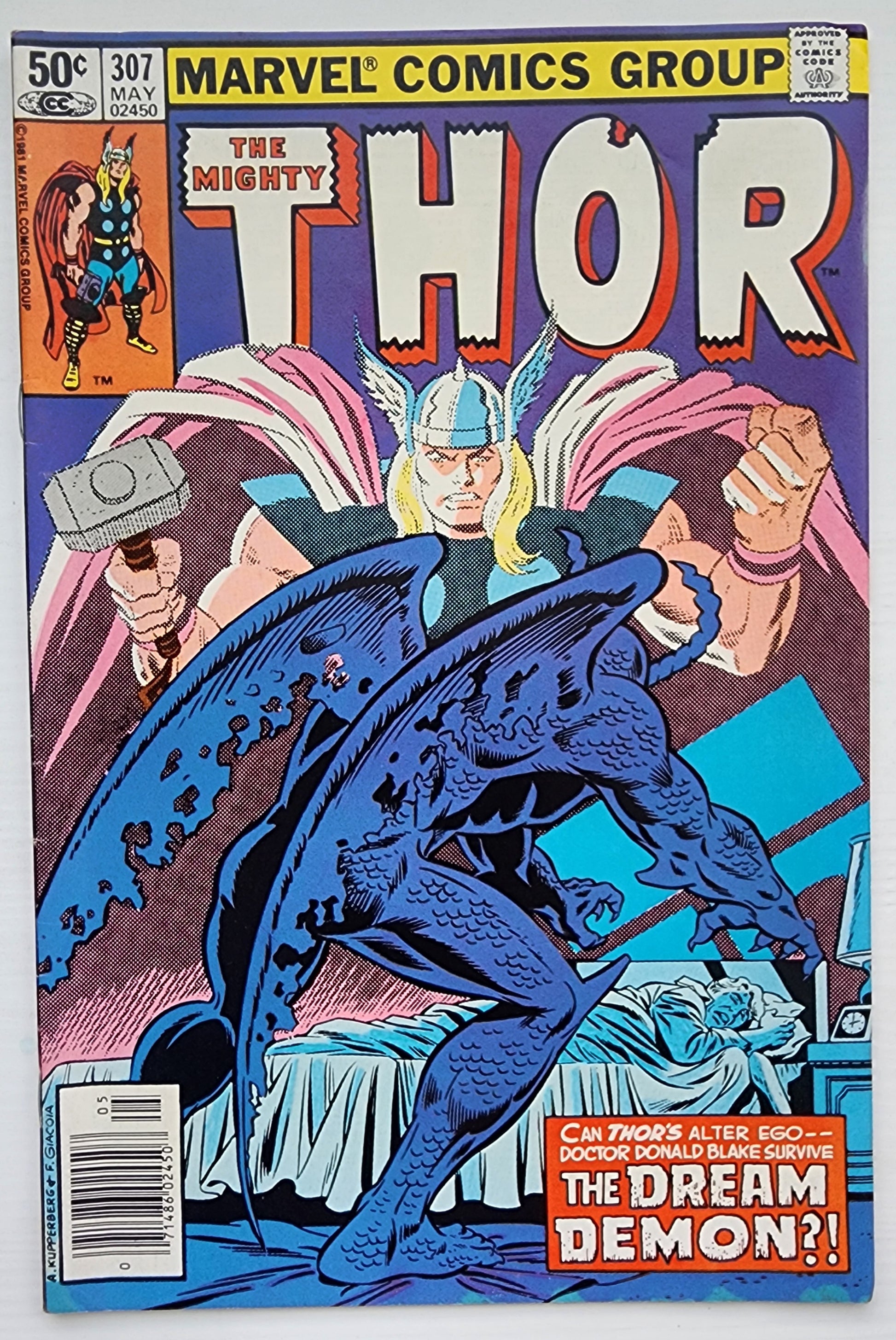 THOR #307 NEWSSTAND 1981 Thor MARVEL COMICS
