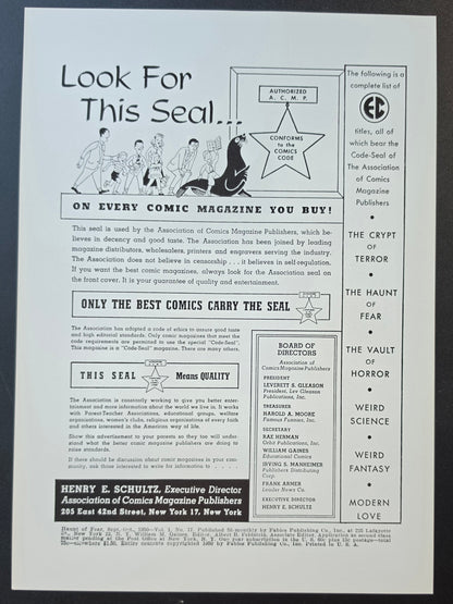 HAUNT OF FEAR #17 PRINT EC Comics EC Comics