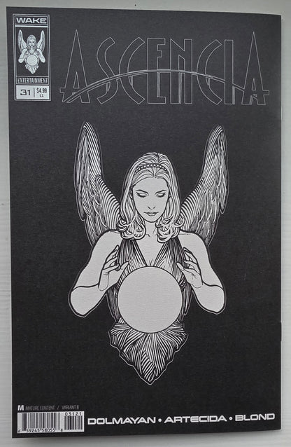 ASCENCIA #31 1:25 ARTHUR ADAMS VIRGIN VARIANT 2025 WAKE ENTERTAINMENT