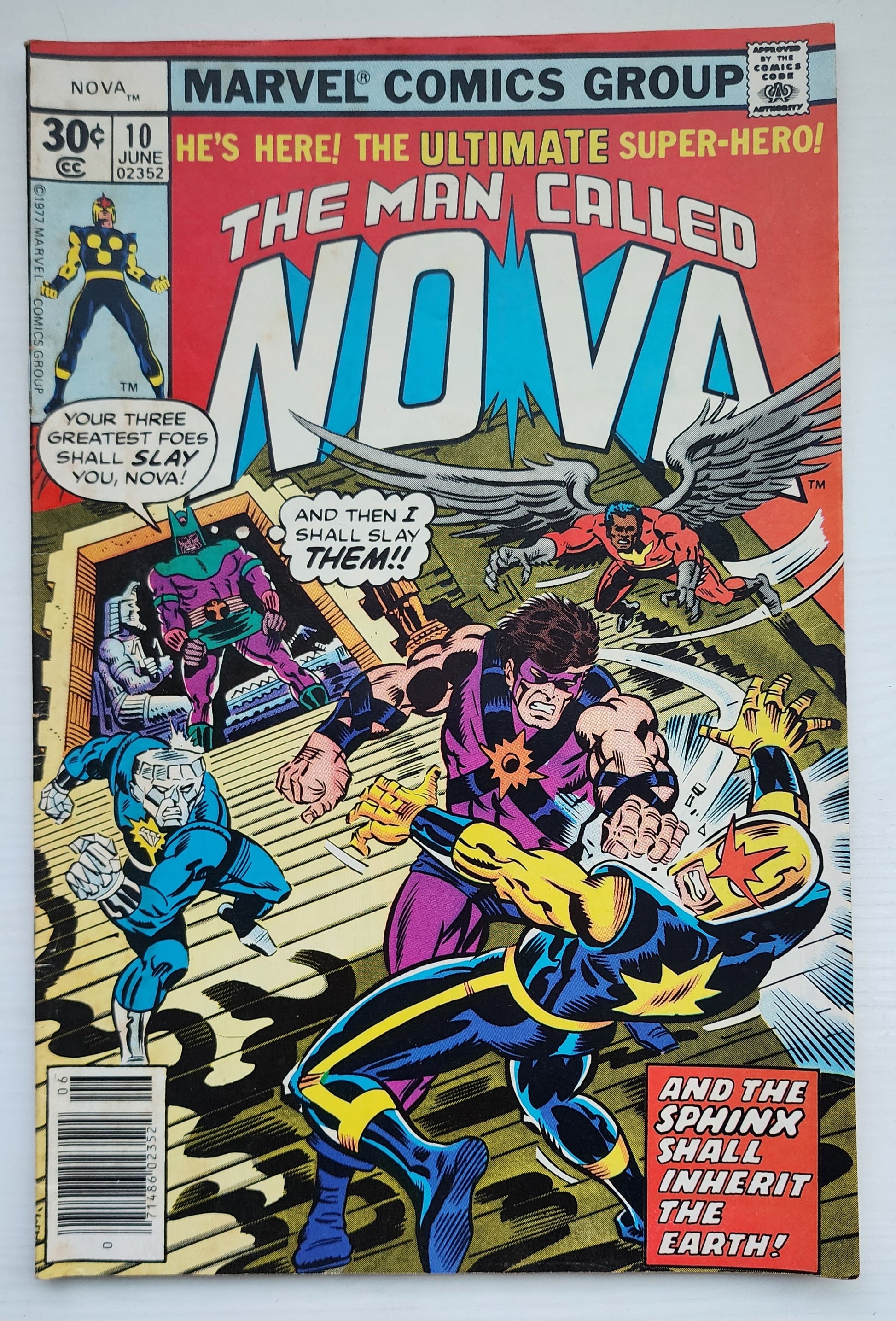 NOVA #10 NEWSSTAND 1977 Nova MARVEL COMICS