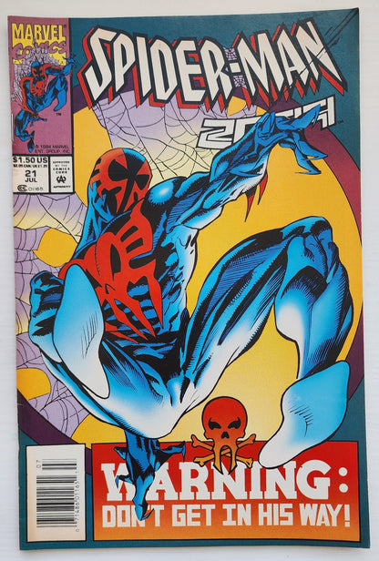 SPIDER-MAN 2099 #21 NEWSSTAND 1994 Spider-Man 2099 MARVEL COMICS