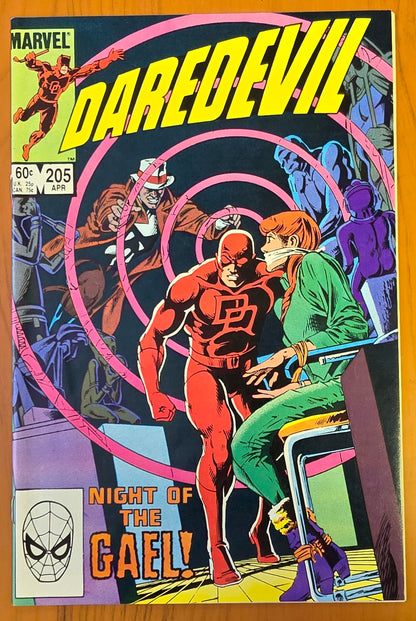 DAREDEVIL #205 1984 [J01] Daredevil MARVEL COMICS