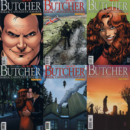 BUTCHER BAKER CANDLESTICK MAKER THE BOYS #1-6 SET 2011 The Boys DYNAMITE