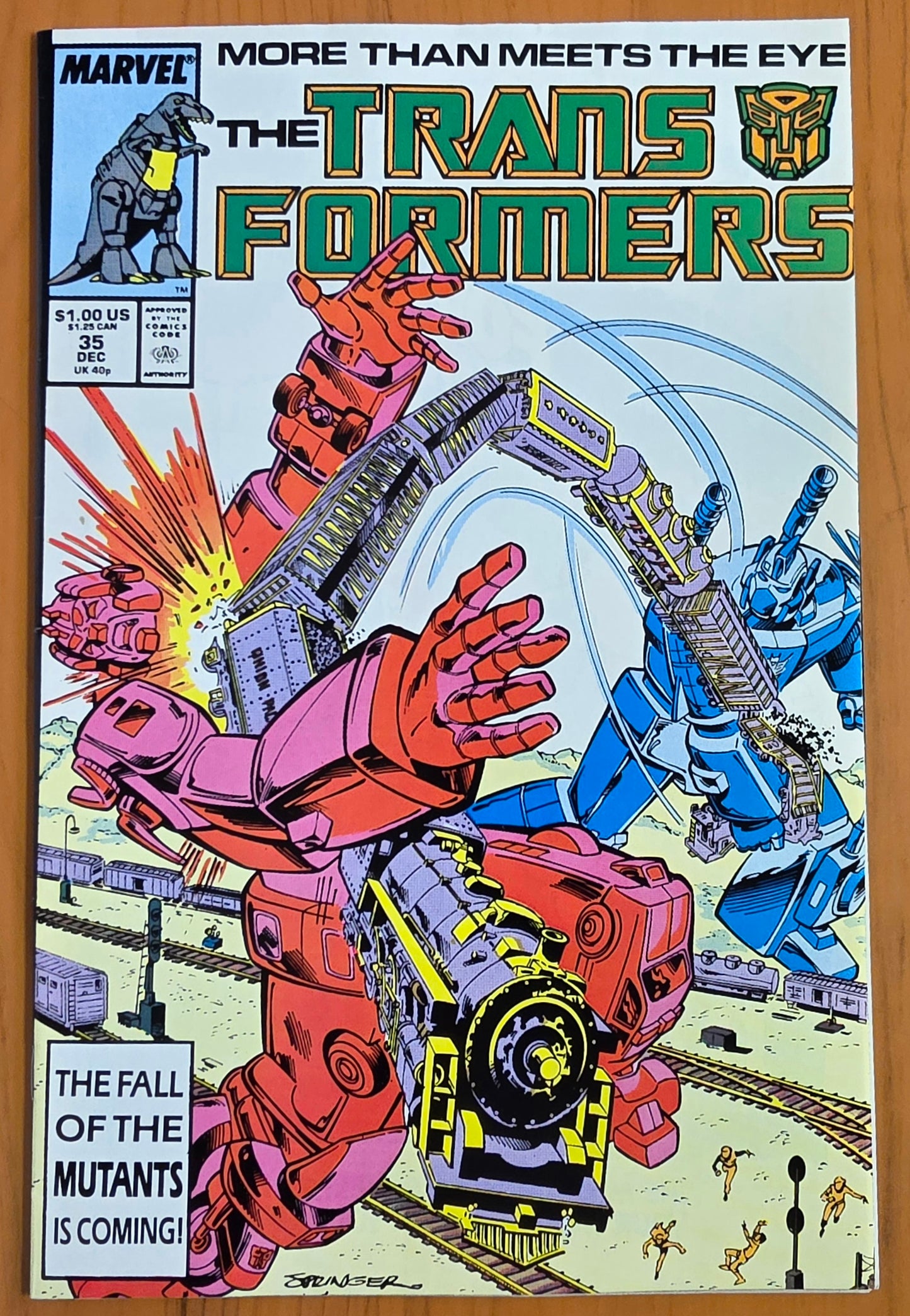 TRANSFORMERS #35 1987 Transformers MARVEL COMICS