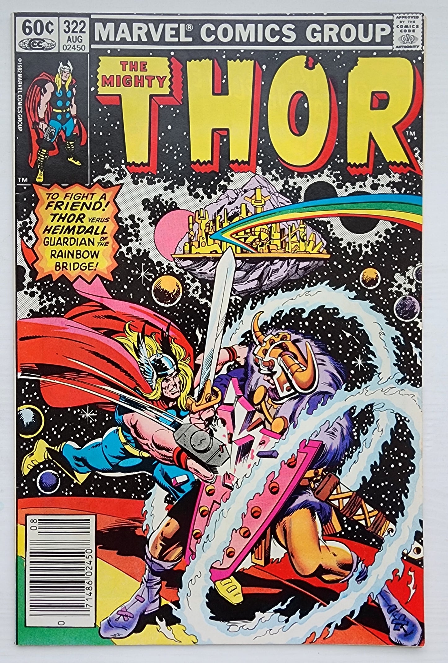 THOR #322 NEWSSTAND 1982 Thor MARVEL COMICS