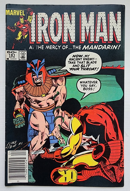 IRON MAN #181 NEWSSTAND 1984 Iron Man MARVEL COMICS
