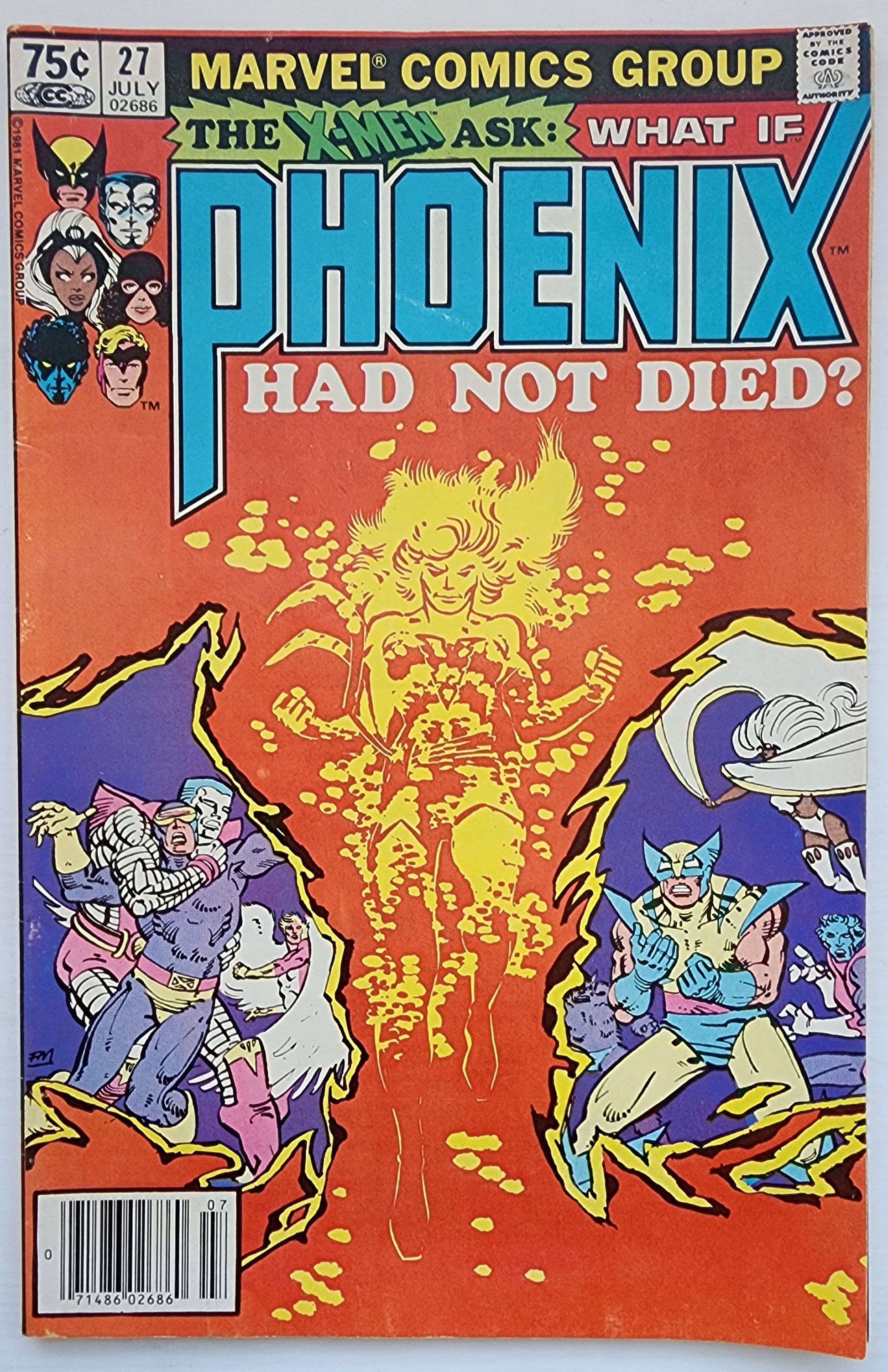 WHAT IF #27 PHOENIX HAD NOT DIED NEWSSTAND 1981 What If MARVEL COMICS