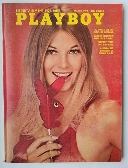 PLAYBOY MAGAZINE MARCH 1971 Playboy PLAYBOY