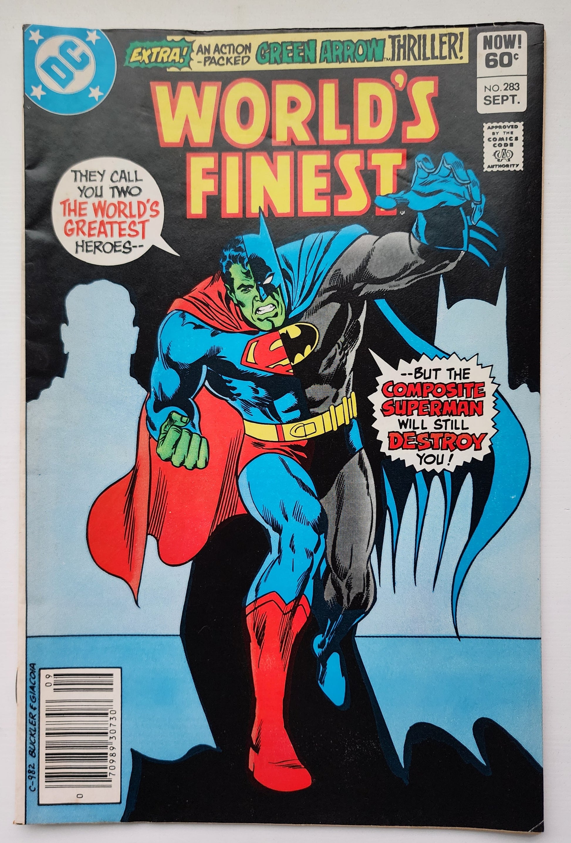 WORLDS FINEST #283 1982 NEWSSTAND Worlds Finest DC Comics