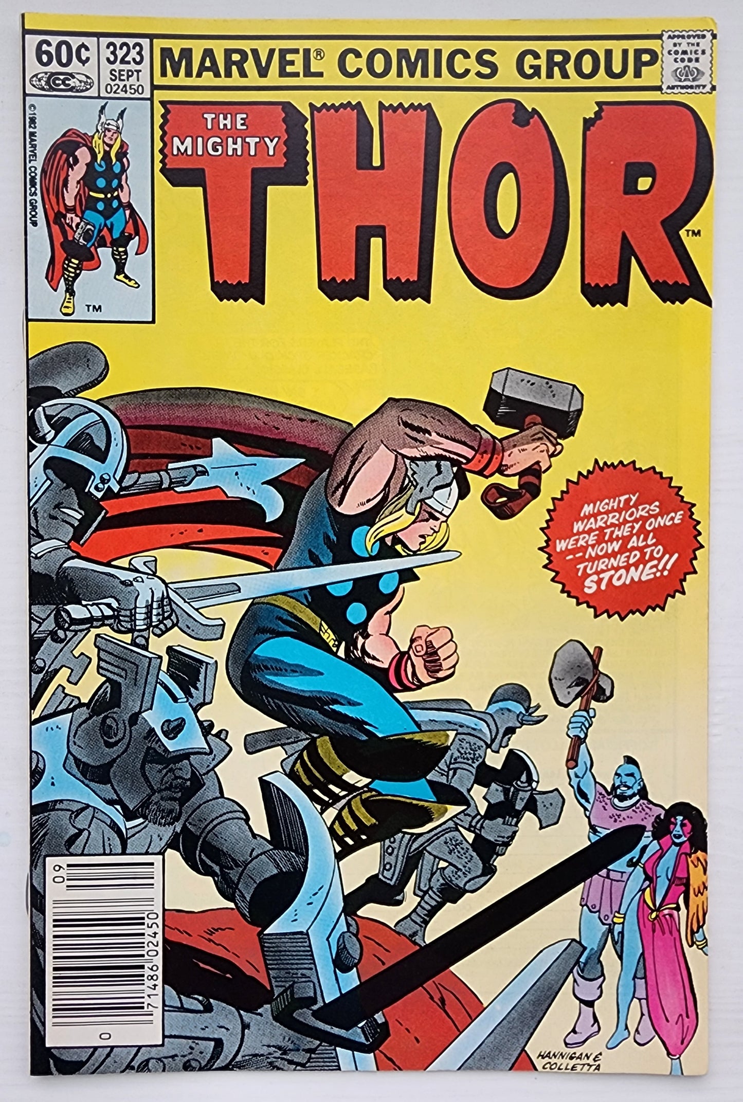 THOR #323 NEWSSTAND 1982 Thor MARVEL COMICS
