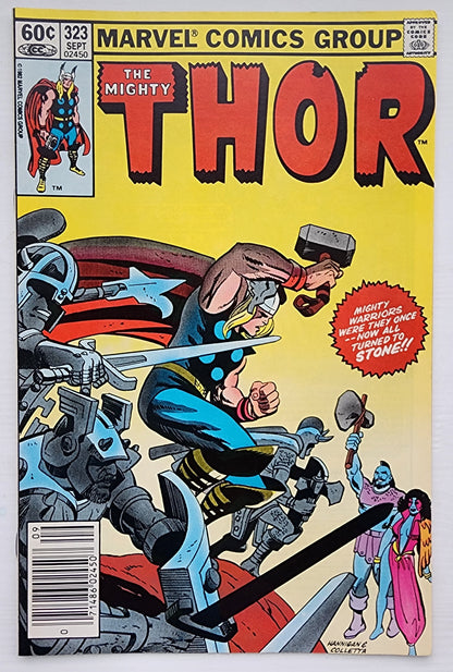 THOR #323 NEWSSTAND 1982 Thor MARVEL COMICS