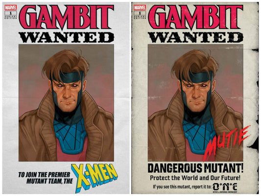 07/22/2026 GAMBIT WANTED #1 PHIL NOTO WANTED VARIANT SET MARVEL