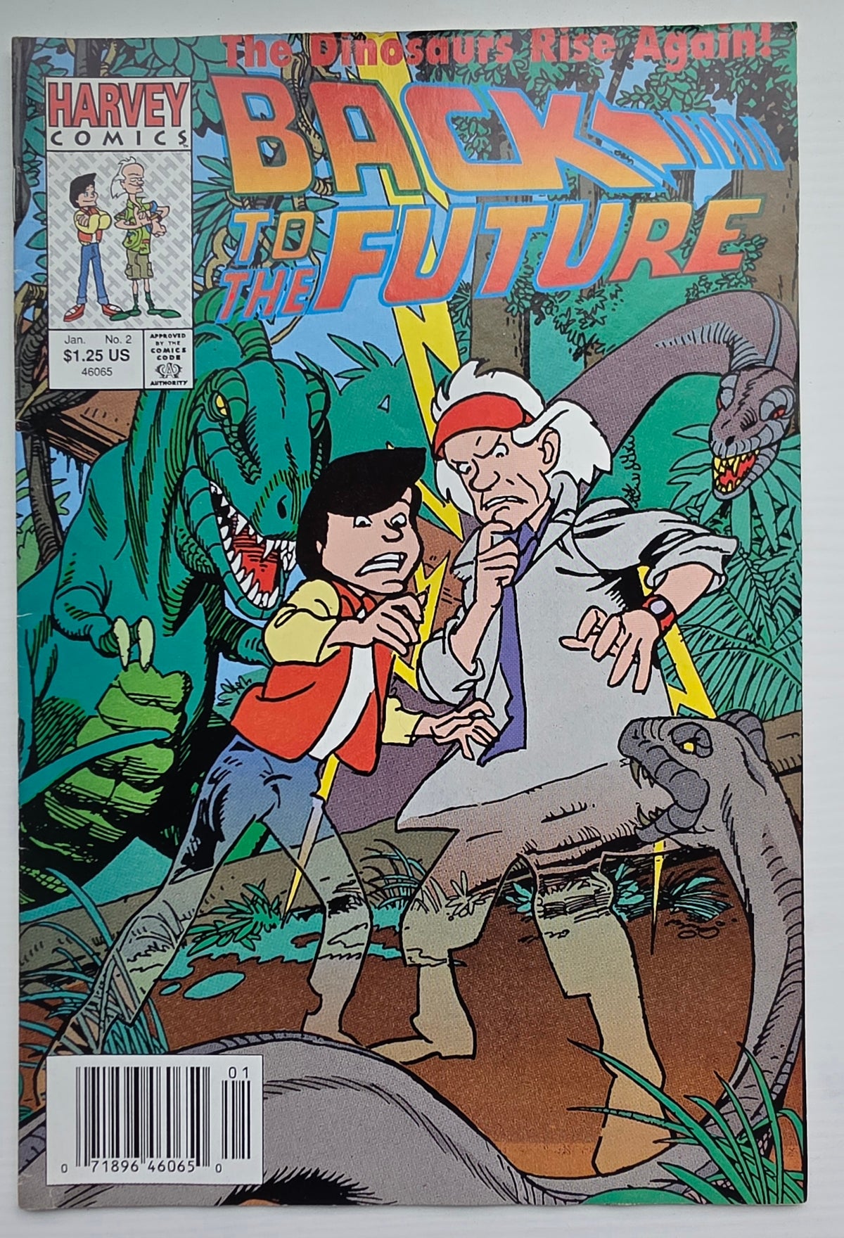 BACK TO THE FUTURE #2 1992 NEWSSTAND Back to the Future HARVEY COMICS