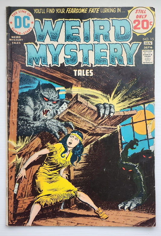 WEIRD MYSTERY TALES #15 1974 [P01] DC COMICS