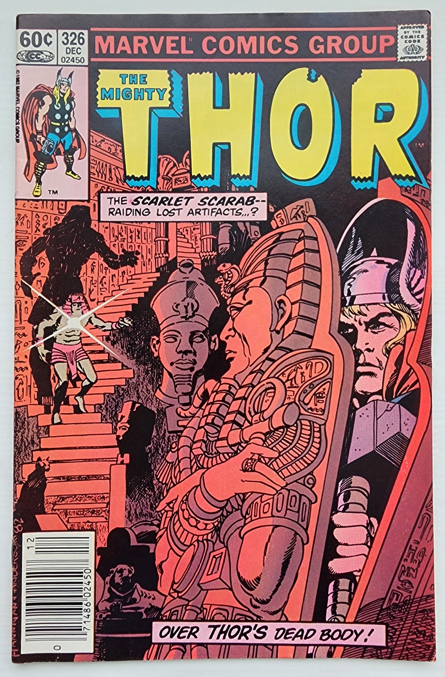 THOR #326 NEWSSTAND 1982 Thor MARVEL COMICS