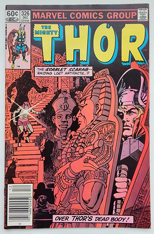 THOR #326 NEWSSTAND 1982 Thor MARVEL COMICS