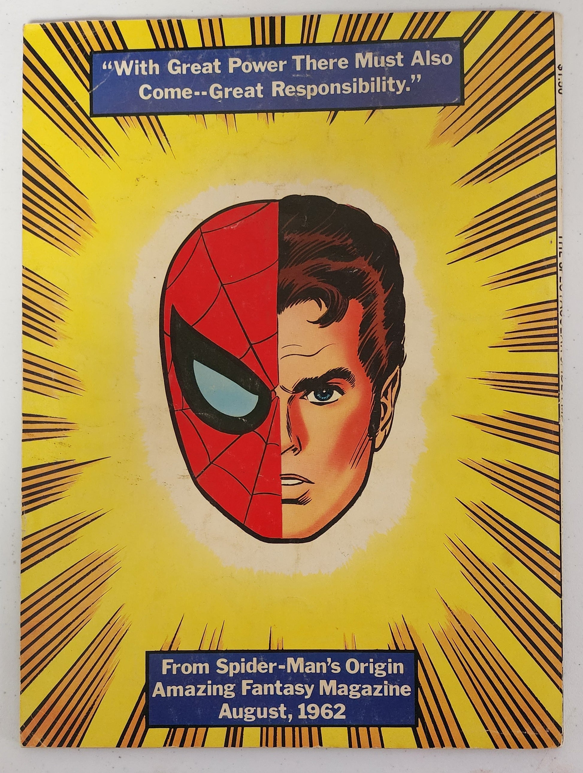 SPECTACULAR SPIDER-MAN #1 SPECIAL COLLECTORS ISSUE TREASURY EDITION 1974 [J01] Spectacular Spider-Man MARVEL COMICS