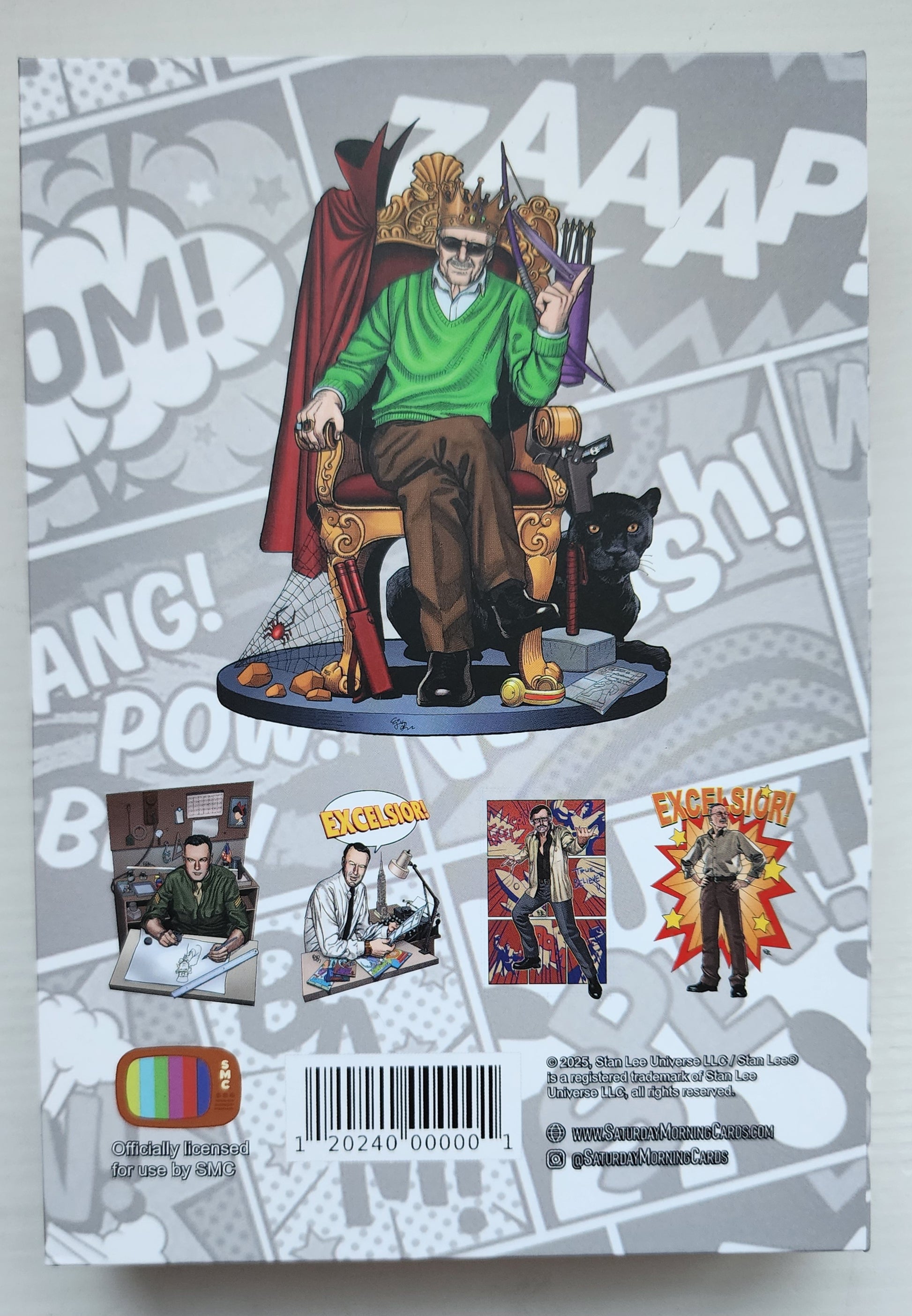STAN LEE EXCELSIOR! STARS CHASE SATURDAY MORNING CARDS BOX SIGNED & REMARK BY EJ SU 2025 CARDS SATURDAY MORNING CARDS