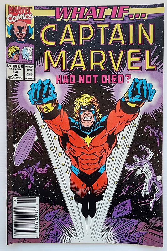 WHAT IF #14 CAPTAIN MARVEL HAD NOT DIED NEWSSTAND 1979 What If MARVEL COMICS