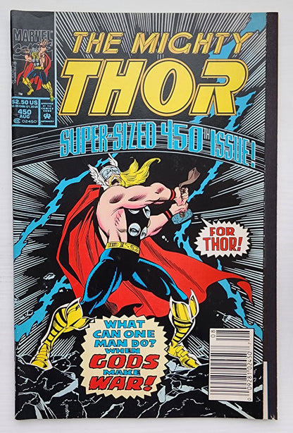 THOR #450 NEWSSTAND 1992 Thor MARVEL COMICS