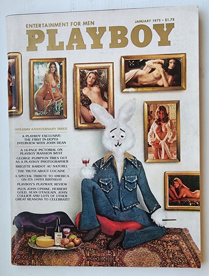 PLAYBOY MAGAZINE JANUARY 1975 Playboy PLAYBOY