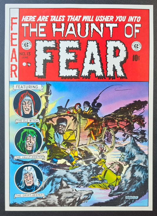 EC COMICS HAUNT OF FEAR #13 1982 POSTER PRINT 13"x9" EC Comics EC Comics