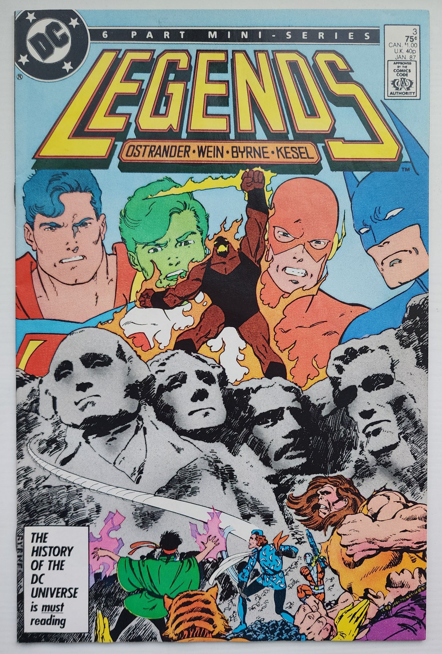 LEGENDS #3 (1ST NEW SUICIDE SQUAD) 1987 [P01] Batman DC COMICS