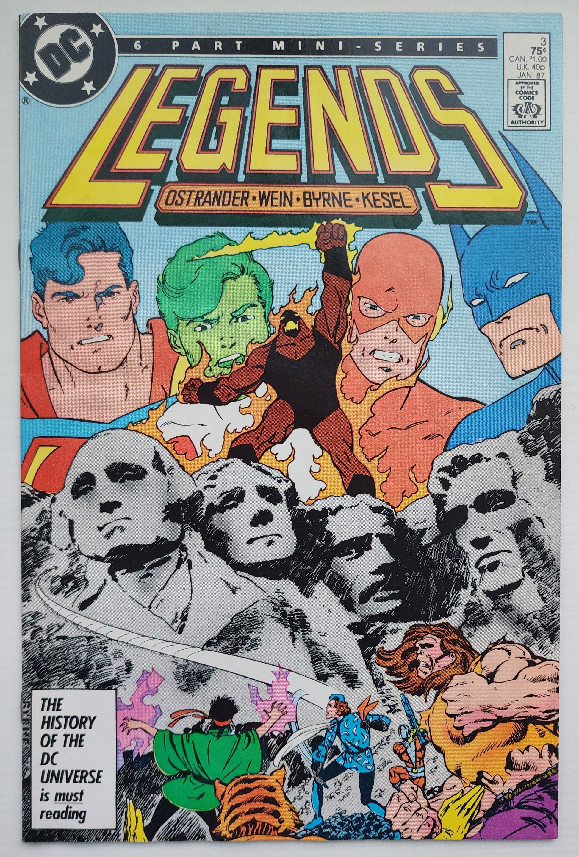 LEGENDS #3 (1ST NEW SUICIDE SQUAD) 1987 [P01] Batman DC COMICS