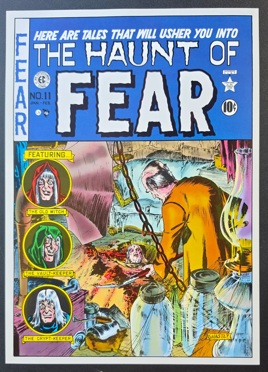 EC COMICS HAUNT OF FEAR #11 1982 POSTER PRINT 13"x9" EC Comics EC Comics